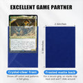 Trading Card Sleeves Dark Blue 50ct Matte Soft Card Protectors Magic Sports