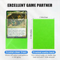 Trading Card Sleeves Green 50ct Matte Soft Card Protectors Magic And Sports