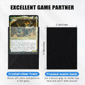 Trading Card Sleeves Black 50ct Matte Soft Card Protectors Magic Sports